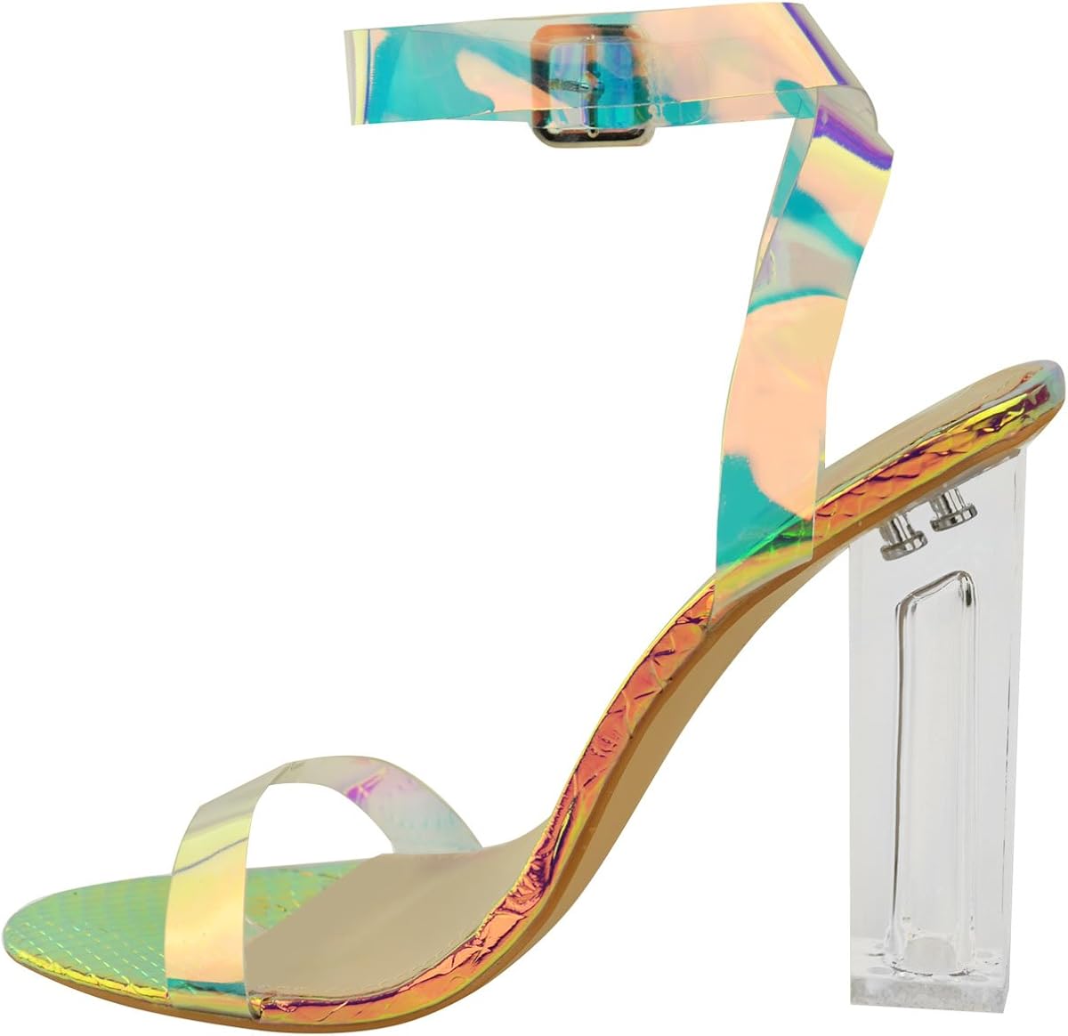 holographic perspex heels