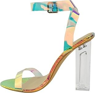 holographic perspex heels
