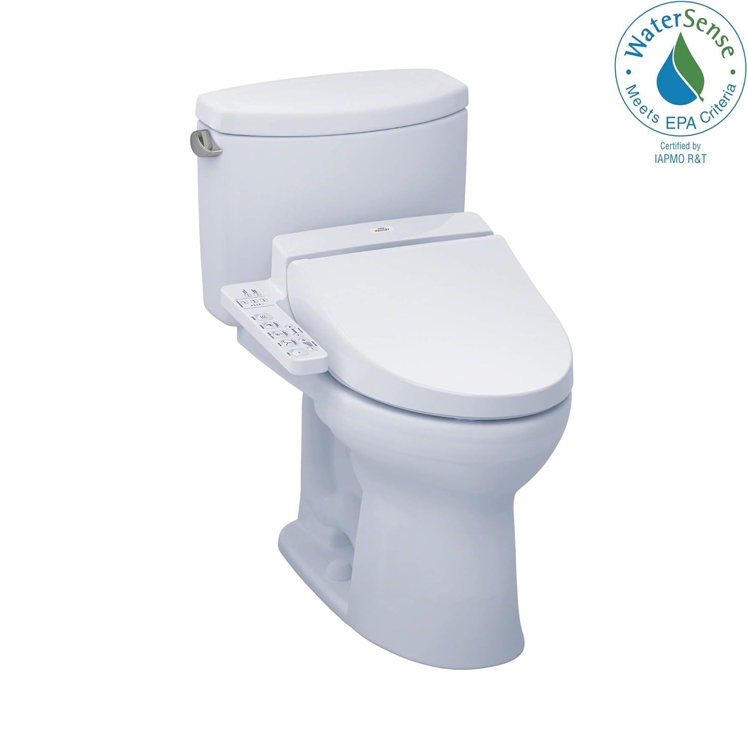 TOTO MW4542034CEFG#01 C100 WASHLET+ Kit, Drake II Elongated 1.28 GPF