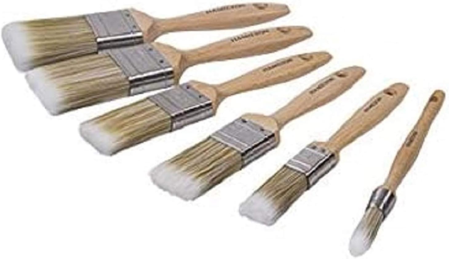 Hamilton Prestige Synthetic Paint Brush Set, Brown, 1", 1.5", 2"