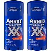 Arrid XX Extra Extra Dry Solid Antiperspirant Deodorant, Regular, 2.6 oz. (Pack of 2)