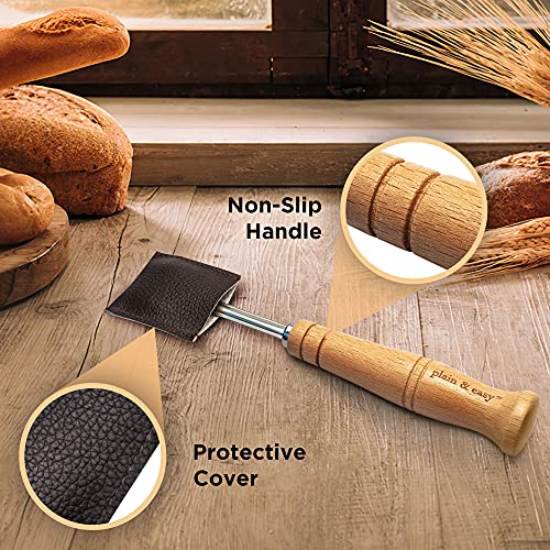 PLAIN & EASY Bread Lame Scoring Knife with 7 Stainless Steel Razor