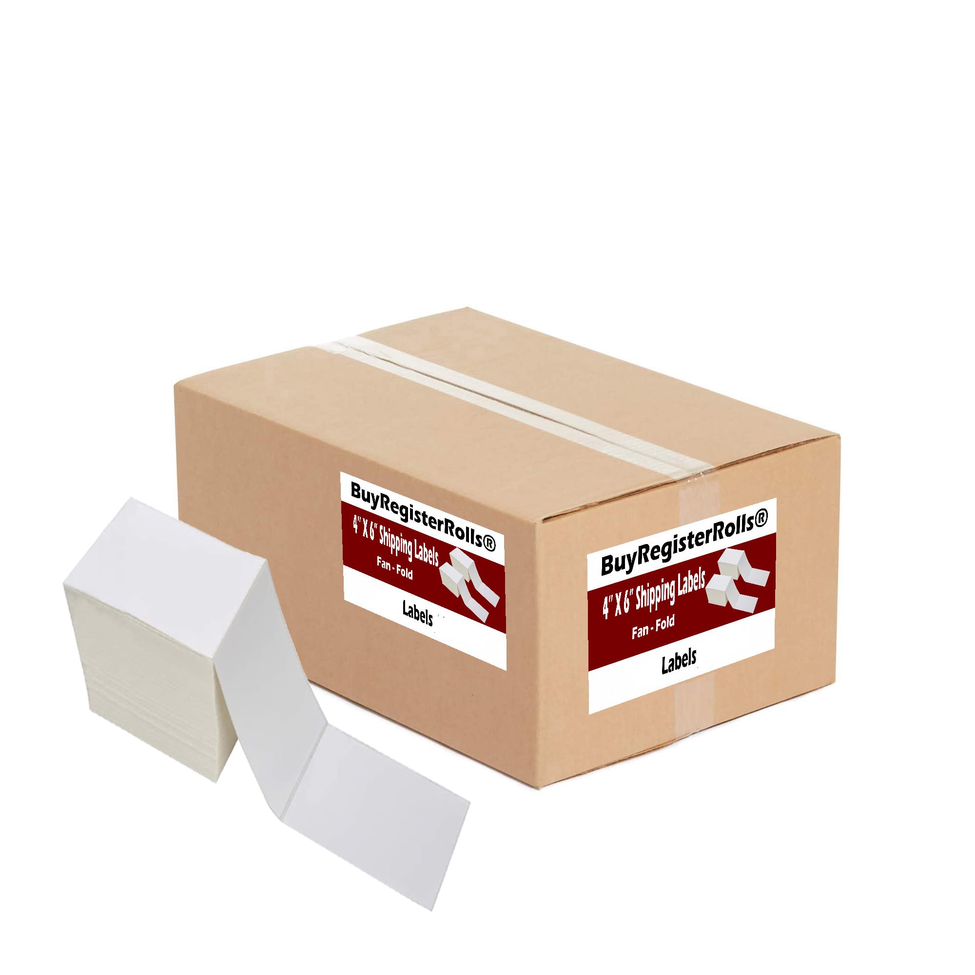 4x6 Shipping Label (1 Stack - 1000 Labels) Perforated Postage Thermal...