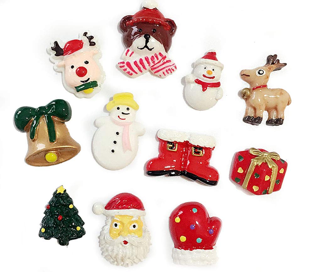 Mathew O - 10 imanes de Resina para Nevera, diseño de Papá Noel ...