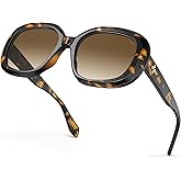 VISOONE Oversized Oval Round Jackie O Sunglasses Women Vintage Retro Large Square Sun Glasses Huge Big Shades Lavinia