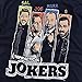 Popfunk Impractical Jokers TruTV Cast T Shirt & Stickers (X-Large) Navy