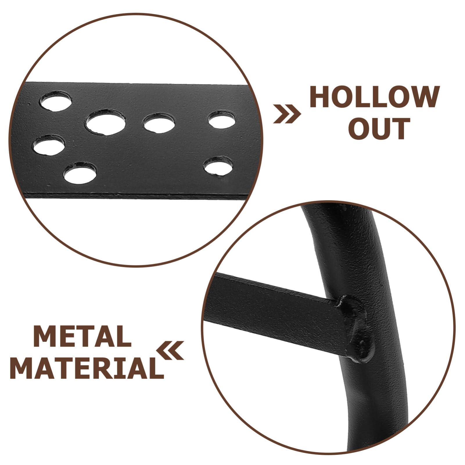Kisangel Bike Armrest Bicycle Rear Seat Handle Non Slip Bikes Back Seat Armrest Electric Bicycle Seat Handlebar for Motorcycle Bike Accessory
