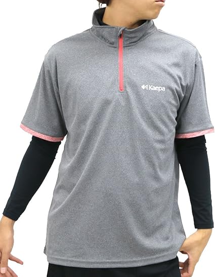 Amazon ケイパ ランニングウェア ドライ Tシャツ コンプレッション インナー セット メンズ チャコール L コンプレッショントップス 通販