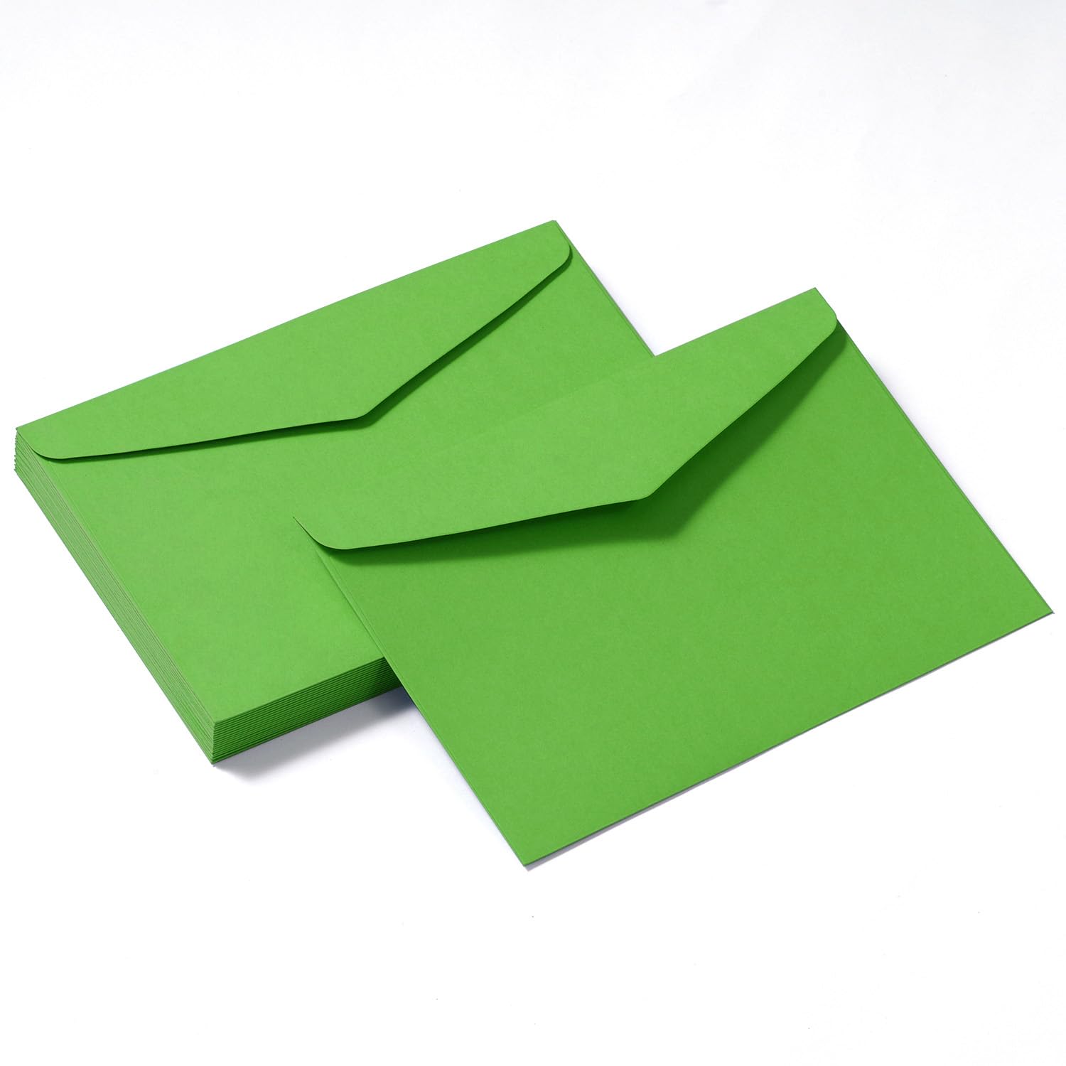 Photo 1 of Tanshuqin 50 Pack Green Envelopes 5-1/5 x 7-1/5 Envelopes A7 Invitation Envelopes for Personalize Gift Cards, Wedding, Baby Shower, Mailing, Birthday Party