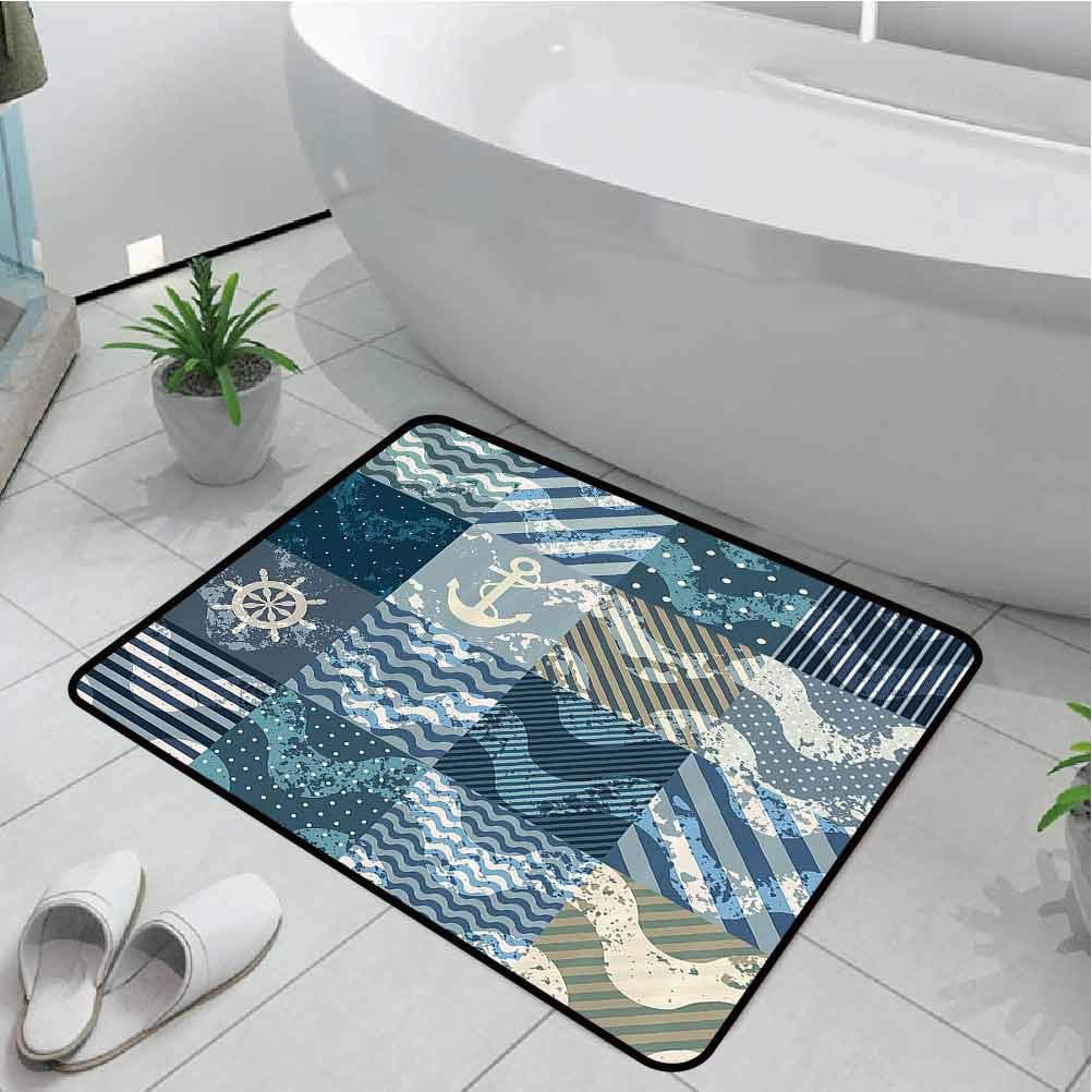 Modern mats Printing Carpets AntiSlip Floor Mat Nautical