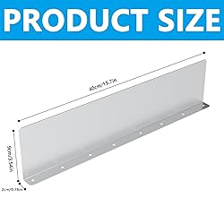 8 Pcs Gutter Valley Splash Guard,Straight Rain