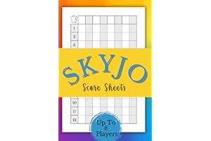 Skyjo Score Sheets: Small Size 6x9 inches, 150 pages