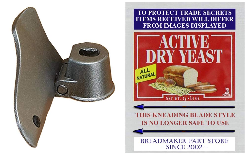 Breadman Professional Models BK1050S BK1060BC BK1060S BK1060SQ Kneading Paddle [See Pics/Details