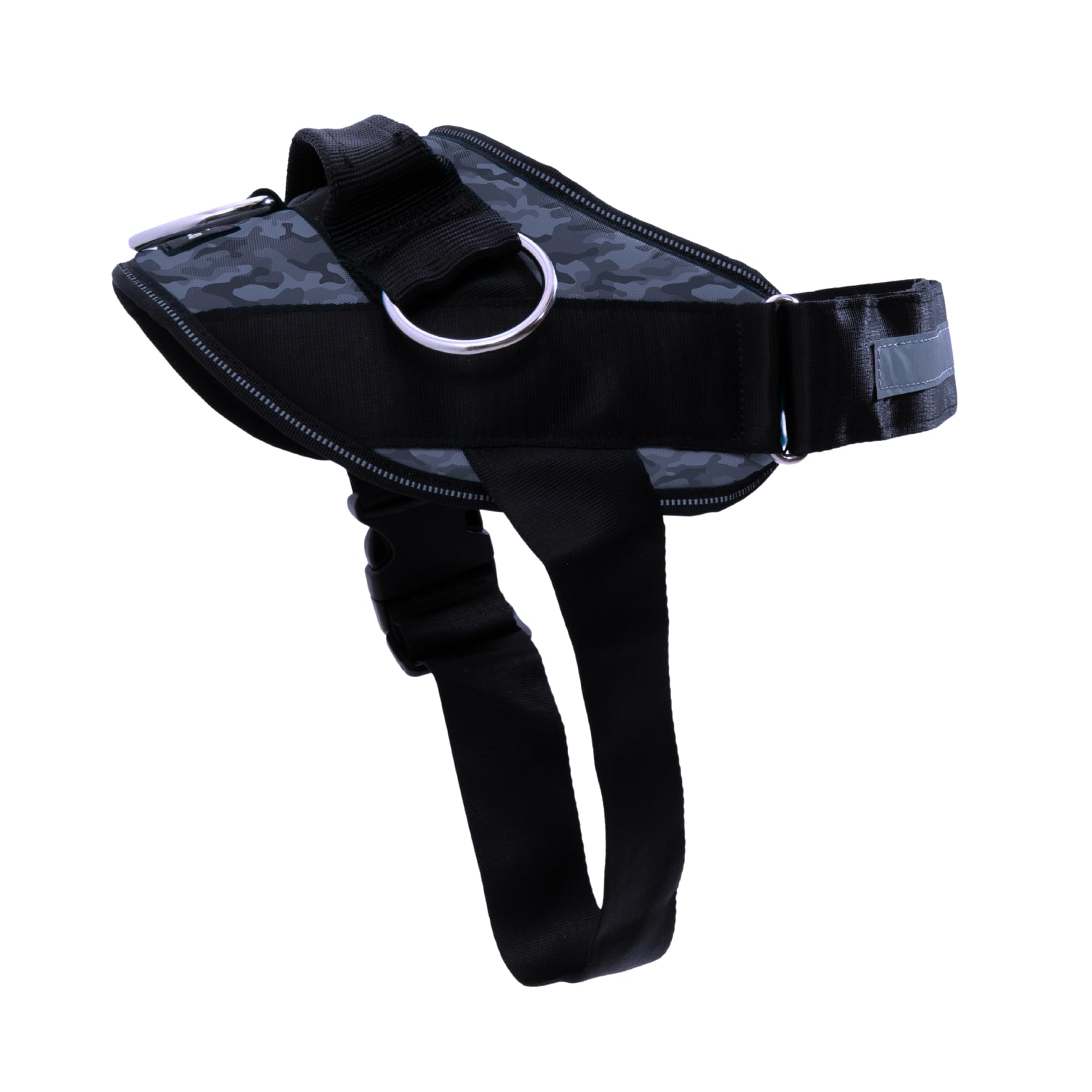 Photo 1 of ShawnCo Essential Dog Harness, No-Pull Pet Vest with 3 Leash Clips, No Choke, Reflective, Adjustable and Padded, for Easy Walking and Training for Small, Medium and Large Dogs (Dark Camo, XS)