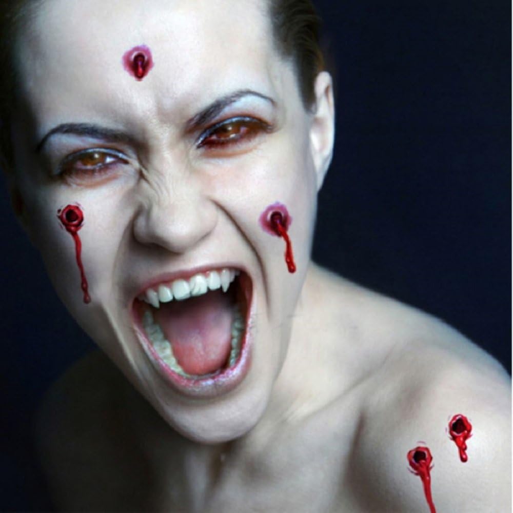 Amazon ハロウィン コスプレ タトゥーシール 傷メイク 特殊メイク風 ８シート バラエティーセット コスプレ 仮装 通販