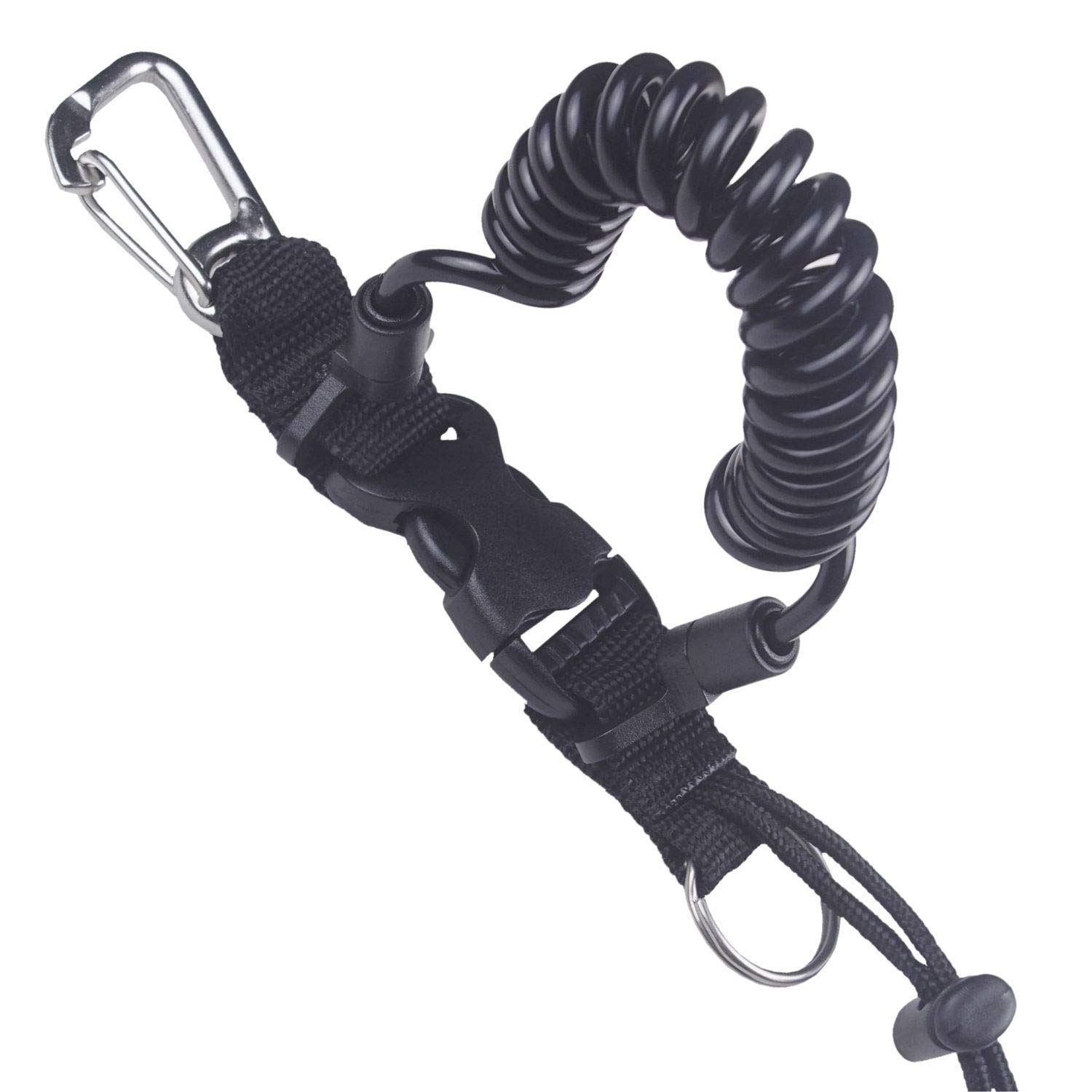 Lomo Diving Quick Release Lanyard Ring & Stainless Ring Clip