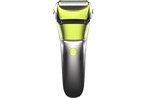 ORVINA Electric Razor for Men Face, Electric Shavers for Men, Cordless Rechargeable Waterproof Foil Shaver with LED Display for Beard Trimming (Green)