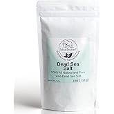Natural Elephant Dead Sea Bath Salt | 0.25 lbs (4 oz) Trial Size | 100% Natural and Pure| Fine Grain | Perfect for Bathing and Soothing Soaks