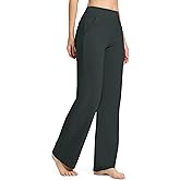 SEVEGO Tall Women's 32/34/36 Inseam Wide Leg Yoga Pants High Waist Stretch Dress Casual Long Sweatpants with Pockets