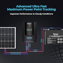 Renogy Rover 30A 12V/24V Auto DC Input MPPT Solar