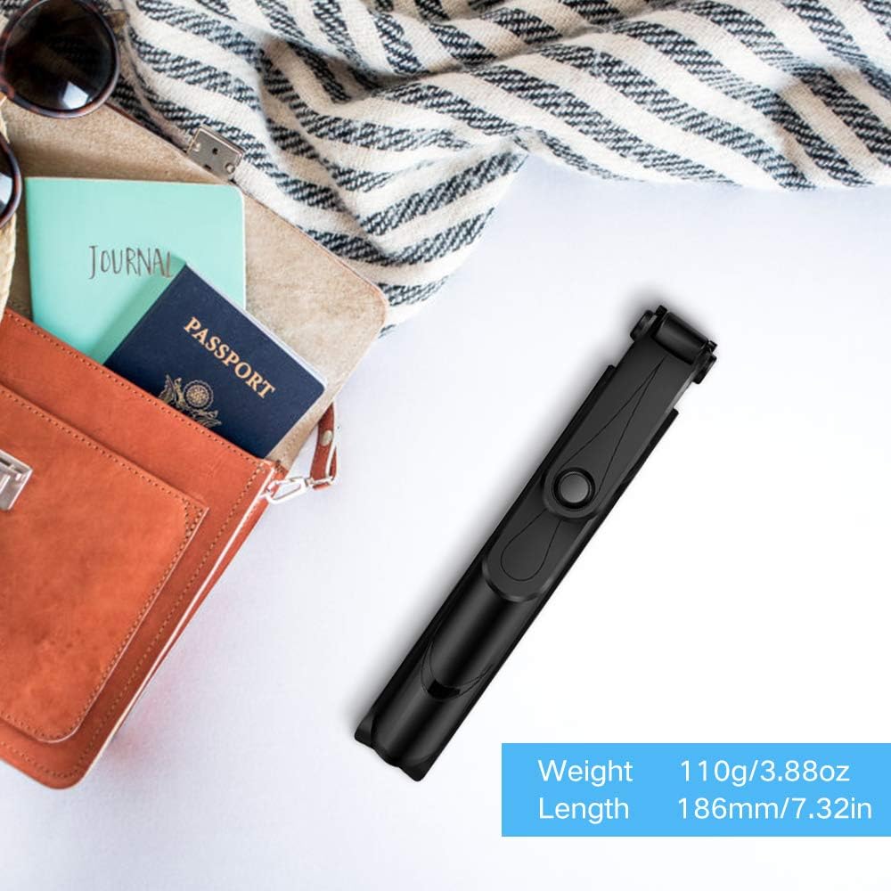 Selfie Stick Bluetooth, Doosl Selfie Stick Tripod - Extendable Tripod Stick with Remote - Facetime Phone Stand, Wireless Selfie Stick Tripod, Portable Tripod for Phone: Camera & Photo
