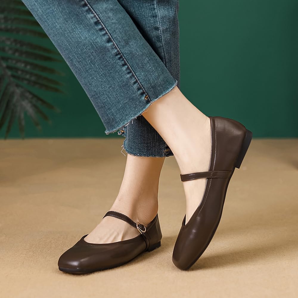 Dear Time Women's Mary Jane Flats, Ballet Flats for
