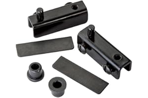 ROCKLER Glass Door Pivot Hinge - Satin Black (Pair)