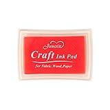 Pink Ink Pad Finger Washable Kids Stamp Ink Pad for