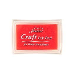 Pink Ink Pad Finger Washable Kids Stamp Ink Pad for