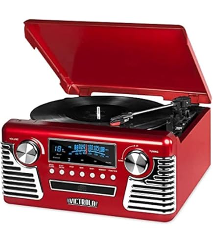 Amazon.com: TechPlay ODC35BT with Bluetooth, 3 Speed Turntable