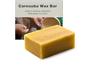 LIIZOUSUDA Carnauba Wax Paste - Paste Finish Wax - Buffing Compounds & Wax for Use Wood Buffing, High-Gloss Finish