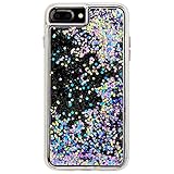 Case-Mate iPhone 8 Plus Case - GLOW WATERFALL - Glow in The Dark Cascading Liquid Glitter - Protective Design for Apple iPhone 8 Plus - Purple Glow