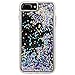 Case-Mate iPhone 8 Plus Case - GLOW WATERFALL - Glow in The Dark Cascading Liquid Glitter - Protective Design for Apple iPhone 8 Plus - Purple Glow