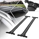 2Pcs Aluminum Top Roof Racks Cross Bars Cargo Luggage Carrier Compatible with 10-15 Lexus RX350 RX450H,Black