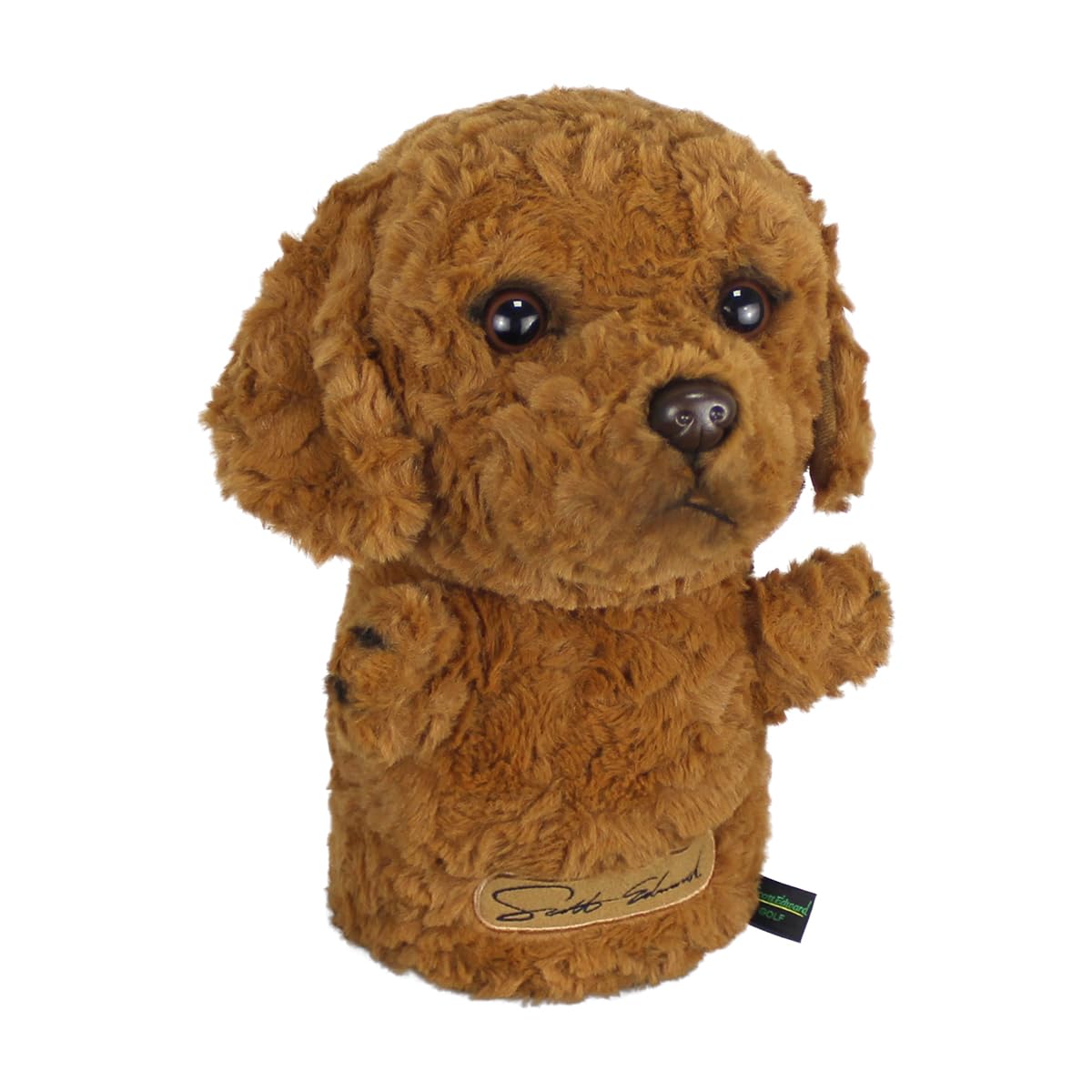 Scott Edward Poodle Dog Golf Head Cover, Fit Driver Wood(460cc),Plush Fabric, Smooth and Soft Touch Feeling,Animal Shape