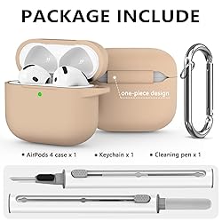 Ljusmicker for AirPods 4 Case Cover 2024 with