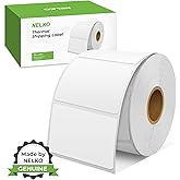 Nelko Genuine 3" x 2" Direct Thermal Label, Self-Adhesive Barcode Labels Compatible with Nelko PL70E Label Printers, No BPA & BPS, 1000 Labels (Commercial Grade)