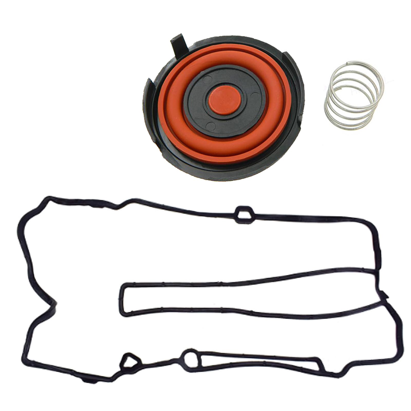 Photo 1 of HWATPS PCV Valve Cover With Gasket 25198874 For Buick Encore Chevrolet Cruze Limited Sonic Trax Cadillac ELR 1.4L 2011-2019 55573746