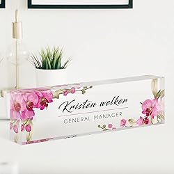 Desk Name Plate Personalized, Custom Name Plates