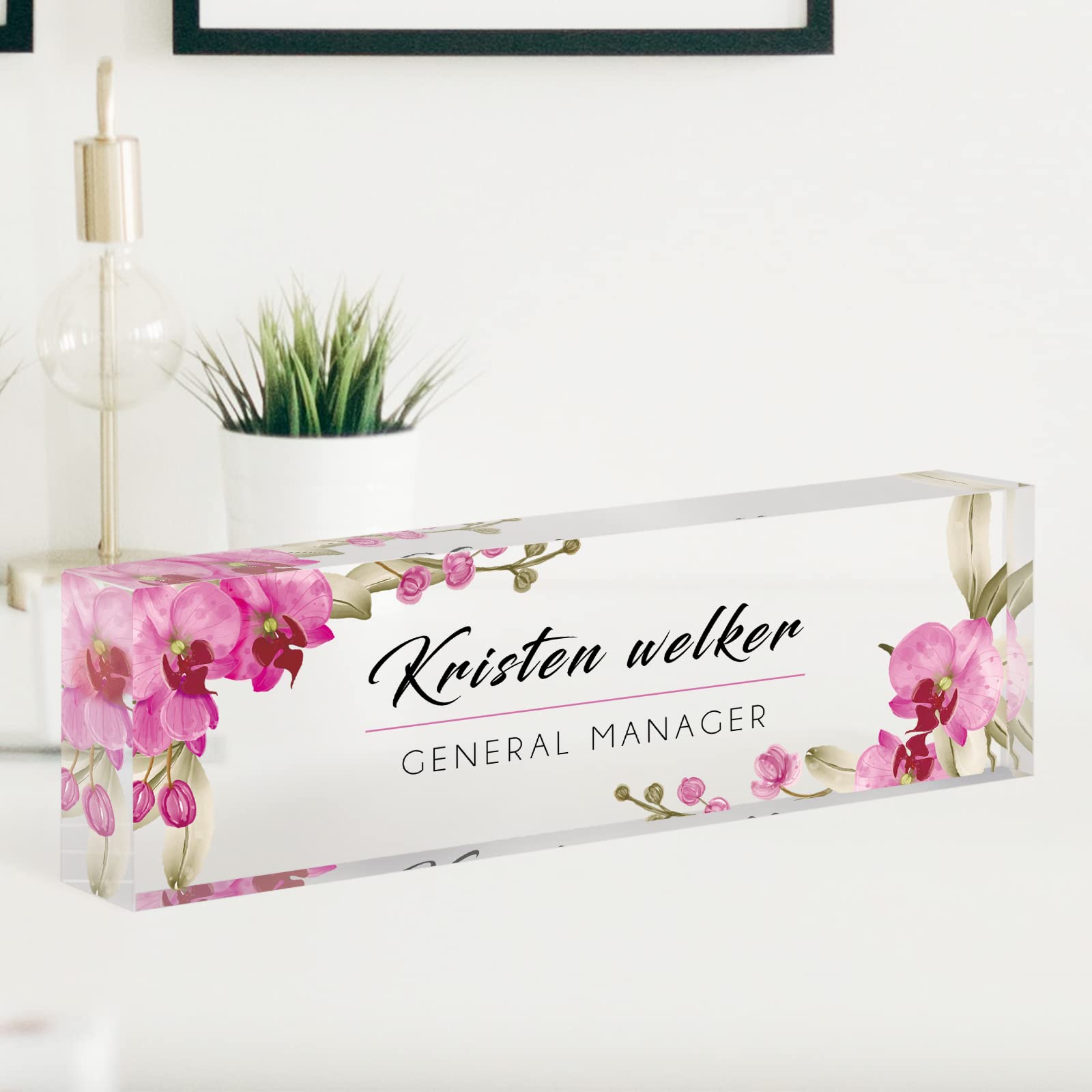 Desk Name Plate Personalized, Custom Name Plates