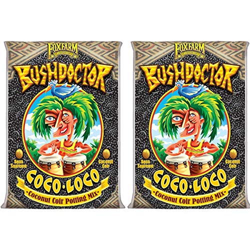 FoxFarm FX14100 Bush Doctor Coco Loco Plant Garden Potting Soil Mix, 2 Cubic Ft. (2 Pack)