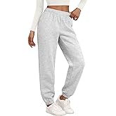 Trendy Queen Womens Sweatpants High Waisted Winter Baggy Lounge Pants Fall Active Fleece Comfy Joggers 2026