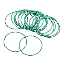 uxcell Fluorine Rubber O-Rings, 42mm OD 39mm ID
