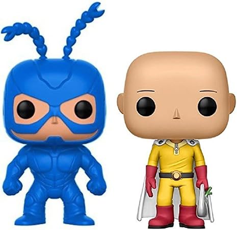 Amazon Funko Pop Anime One Punch Man埼玉とテレビthe Tick Collectible Figureセットof 2 ぬいぐるみ おもちゃ