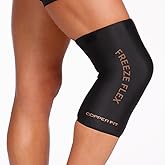 Copper Fit 360 Freeze Compression Sleeve – Cold/Hot Therapy - Flexible 360 Coverage for Knee, Elbow, Ankle, Wrist, Hamstring and Calf (Large/XLarge)