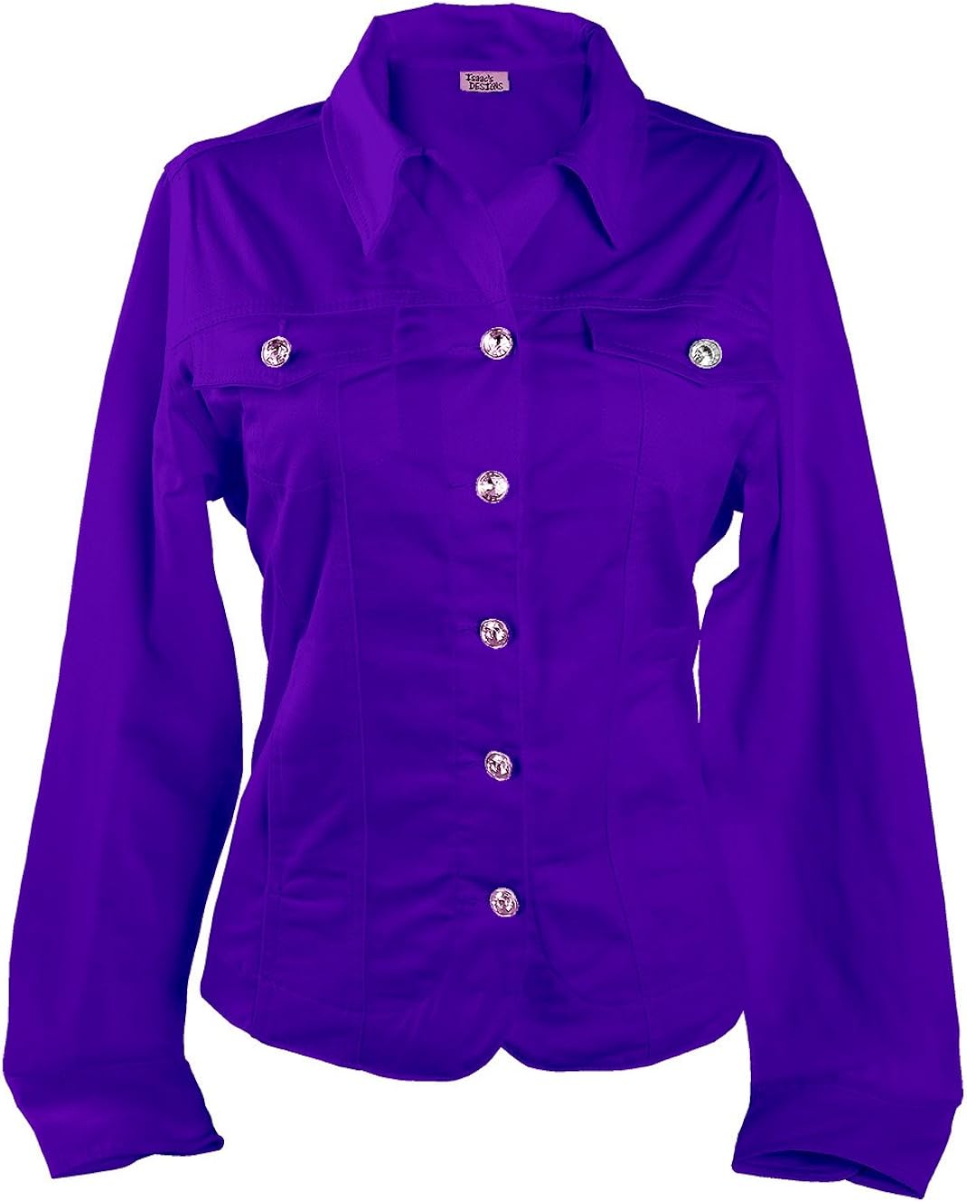 lavender purple jean jacket