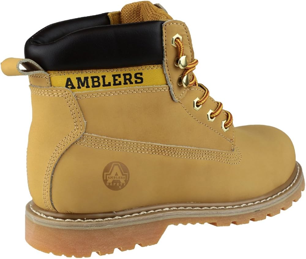 yellow safety boots