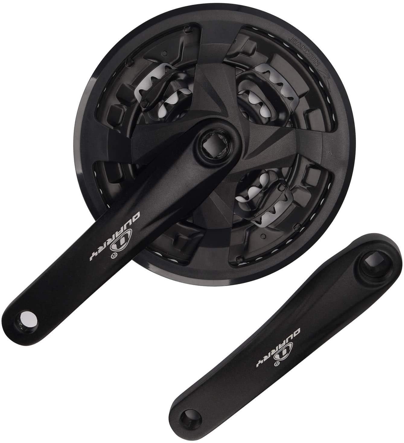 BESNIN 64/104 BCD Square Taper MTB Crankset, 170mm Triple Crankset 22T/24T/32T/34T/42T/44T Cranksets for 7/8/9/10 Speed Mountain Bikes (7/8/9S, 24/34/42T)