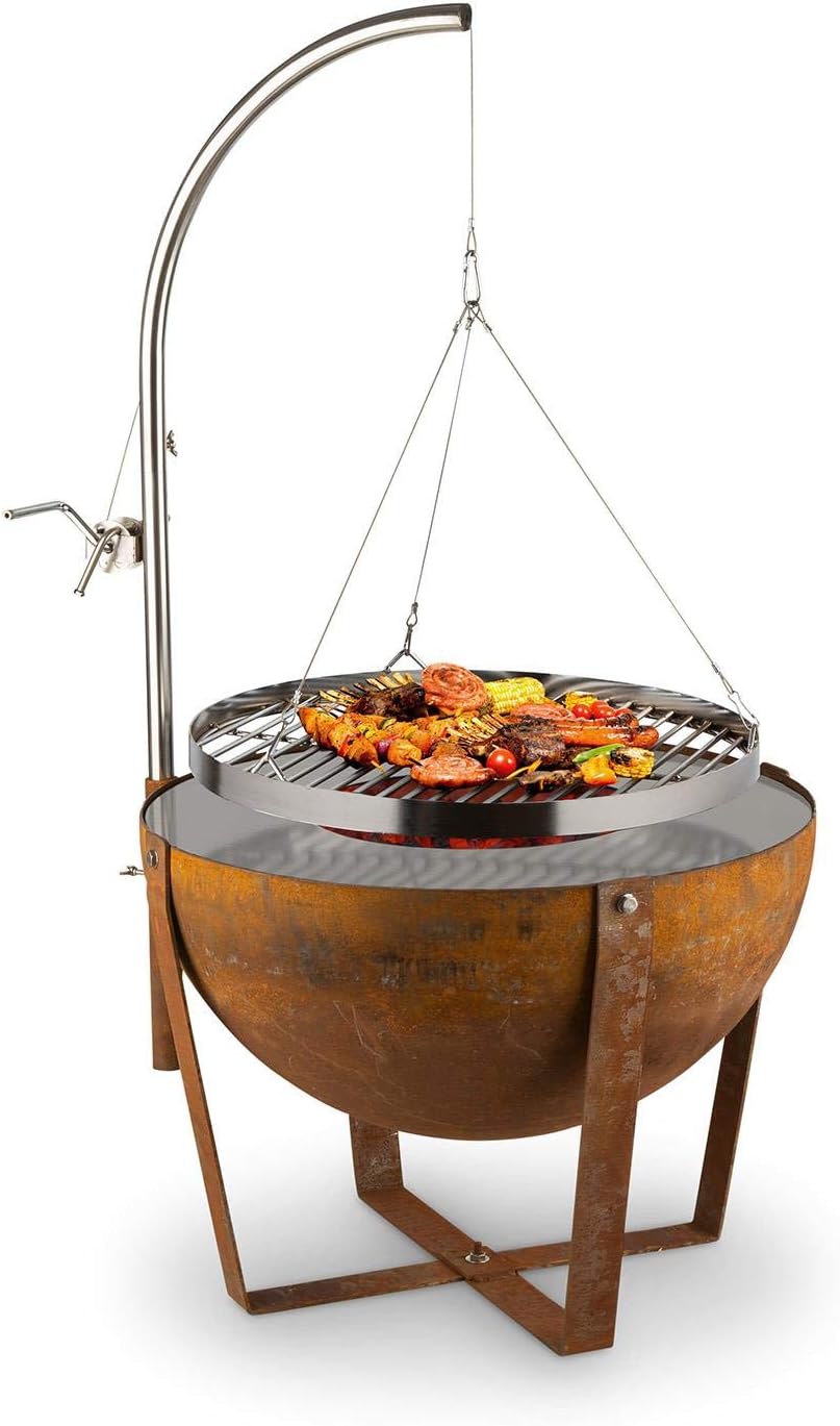 Save Up To 70 Blumfeldt Fire Globe Fire Bowl With Grill Grill Ring A 59 Cm Fire Bowl A 60 Cm Grill Grate A 59 Cm Dimensions 60 X 1 Cm