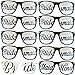 Bachelorette4Ever Set of 10 Bachelorette Party Sunglasses - Party Sunglasses for Wedding, Ceremonies & - parent (10 Pack, Black Black)